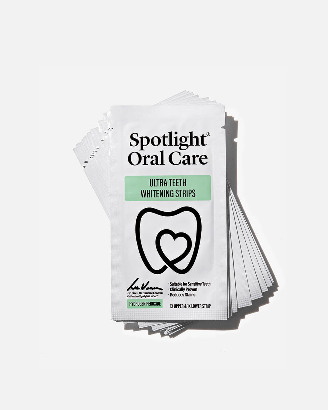 Comprehensive oral care set featuring Ultra Teeth Whitening Strips