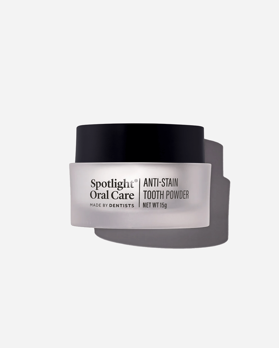 Spotlight Oral Care Anti-Stain Tooth Powder with Perlite and PAP for effective stain removal and enamel protection