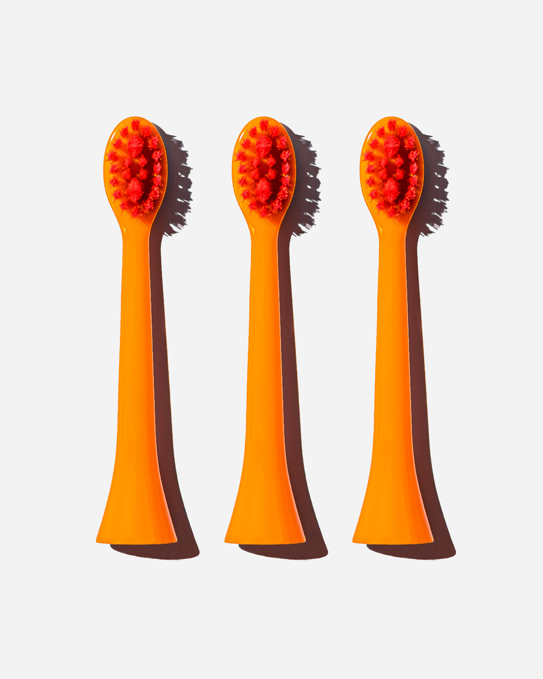 Spotlight Oral Care Sonic Toothbrush Replacement Heads in Pride edition, featuring a vibrant design inspired by the inclusive Pride flag, supporting LGBTQ+ charities with every purchase