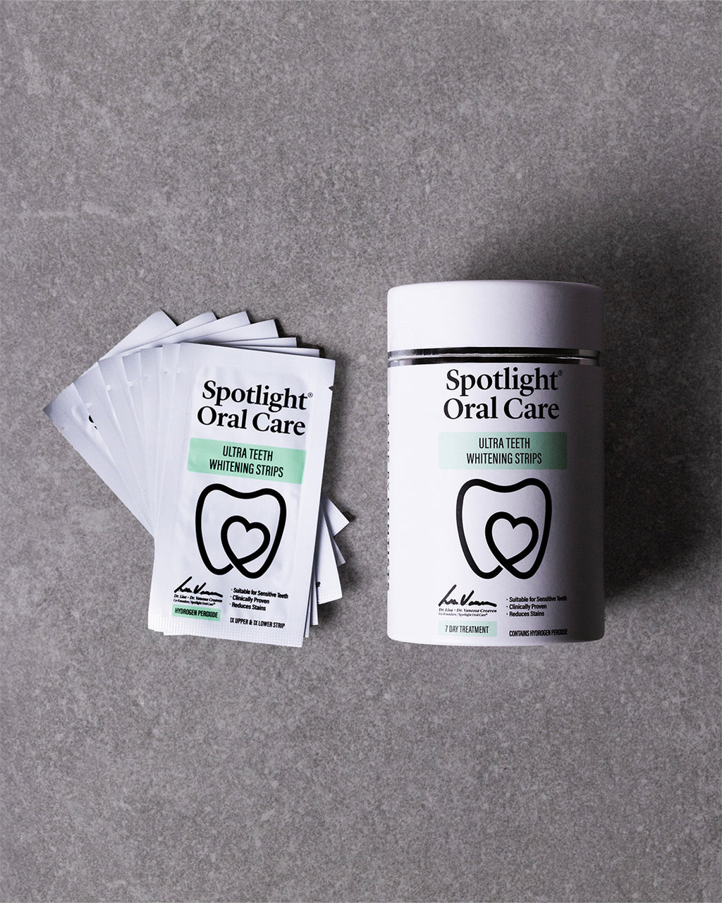 Enamel-safe teeth whitening strips offering a convenient at-home solution for removing stains from coffee, tea, and wine​