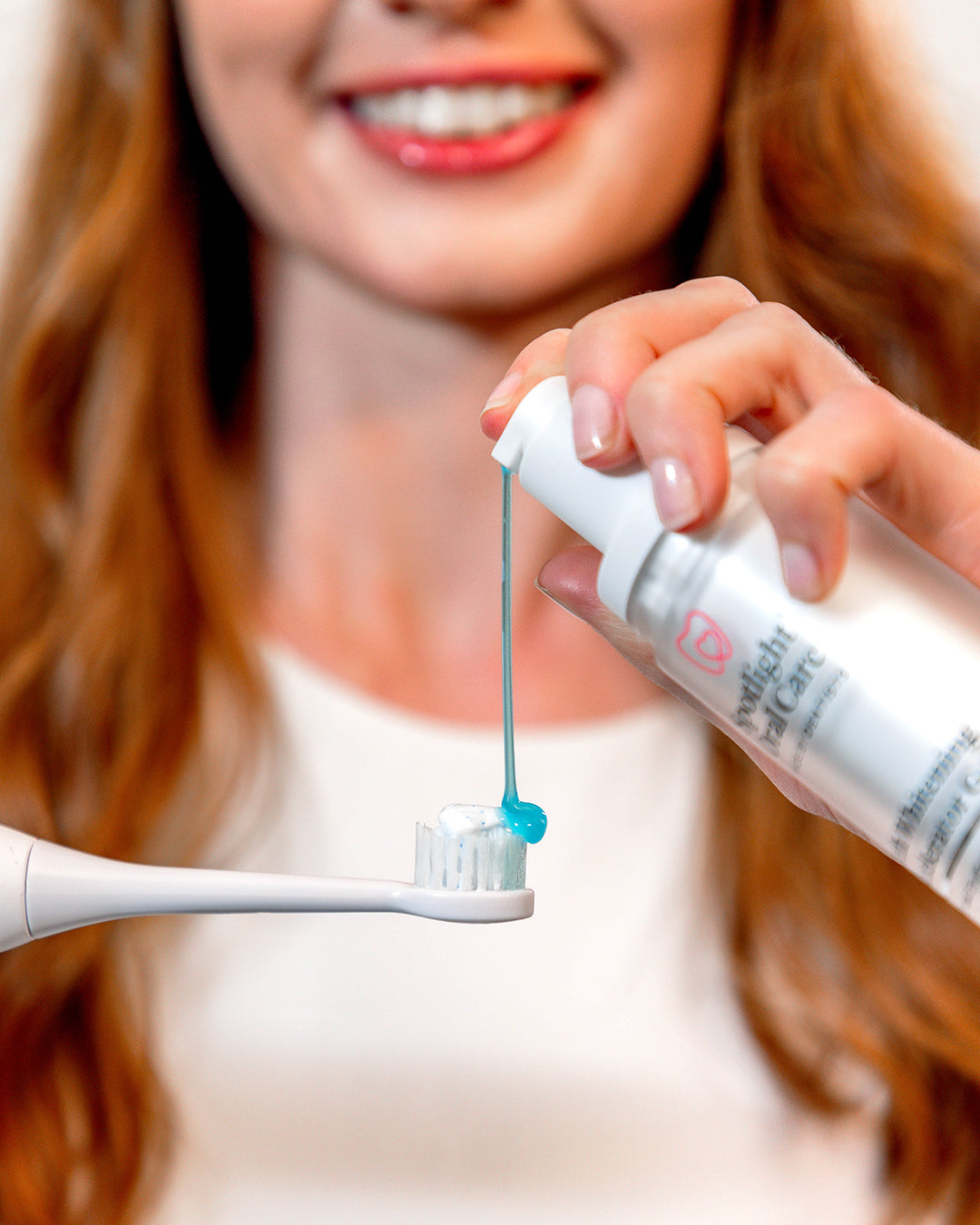 Red and blue light technology to boost whitening effects safely and quickly