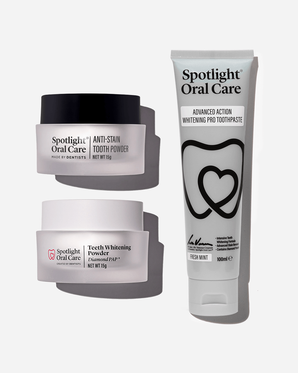 Spotlight Oral Care Advanced Stain-Free Smiles set for effective teeth whitening