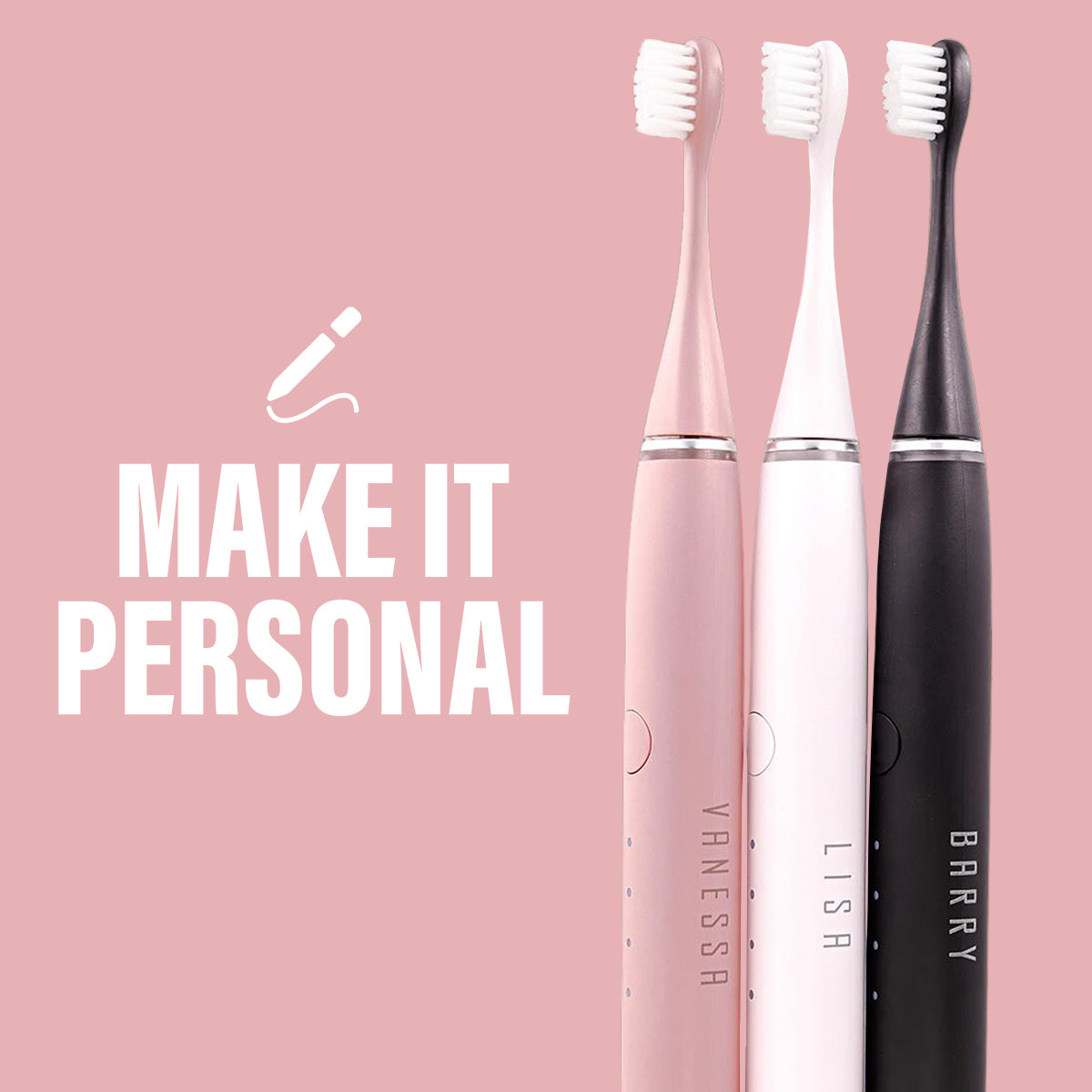 Sonic Pro Electric Toothbrush - Blush Pink