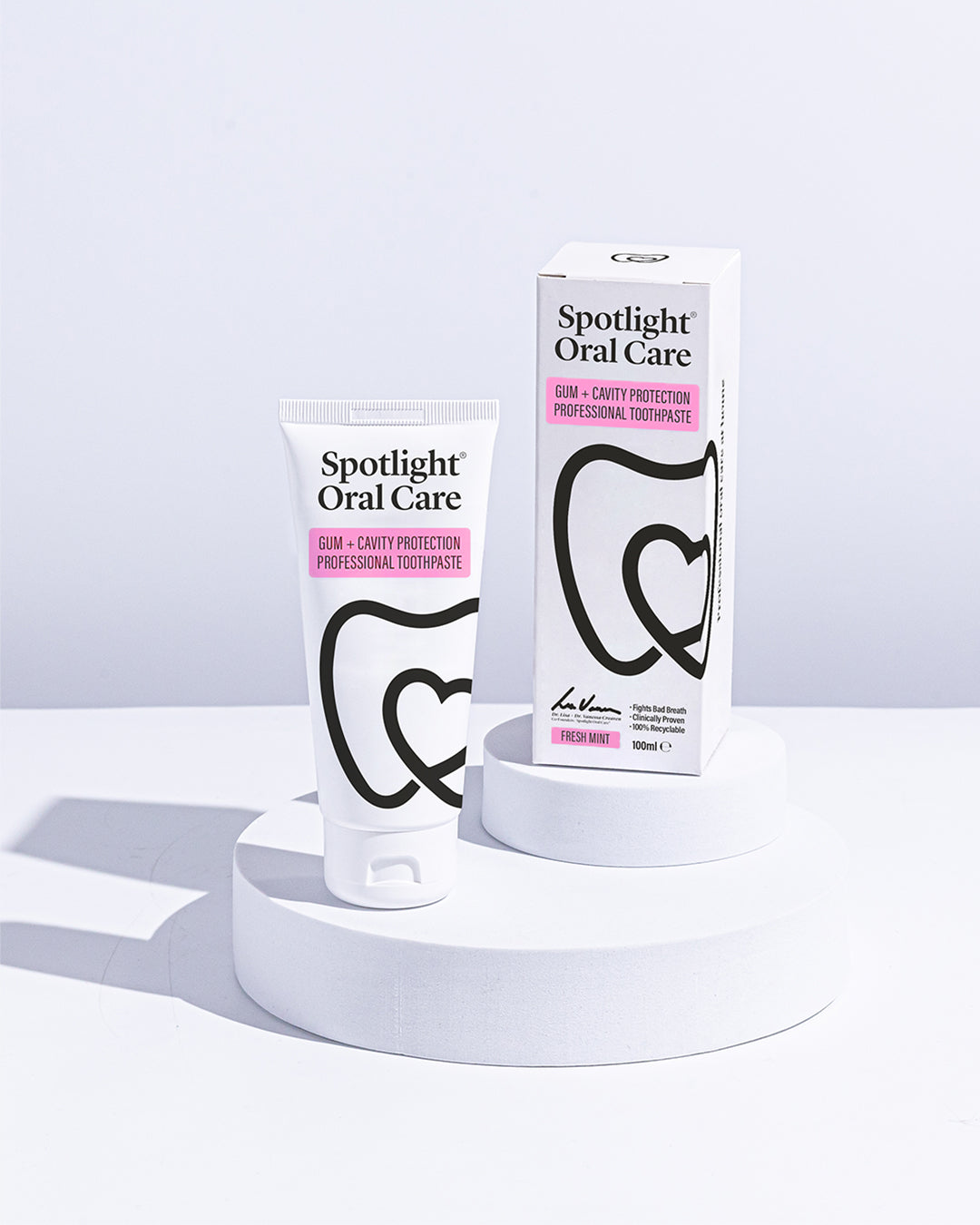 Gum + Cavity Protection Toothpaste with fluoride and zinc for enamel and gum health