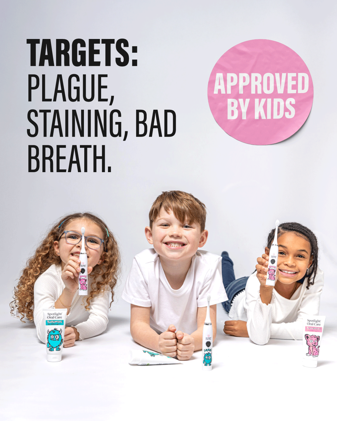 Kids Cheetah Toothpaste X3 Bundle