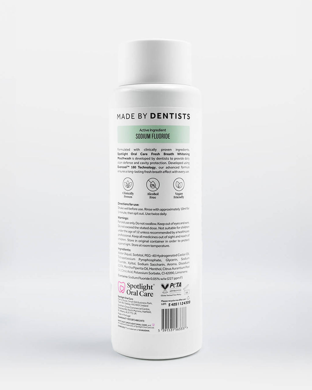 Spotlight Oral Care's advanced mouthwash solution targeting bad breath, staining, and enamel protection for a brighter smile​
