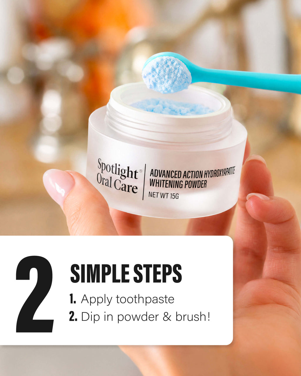 Advanced Action Hydroxyapatite Whitening Powder