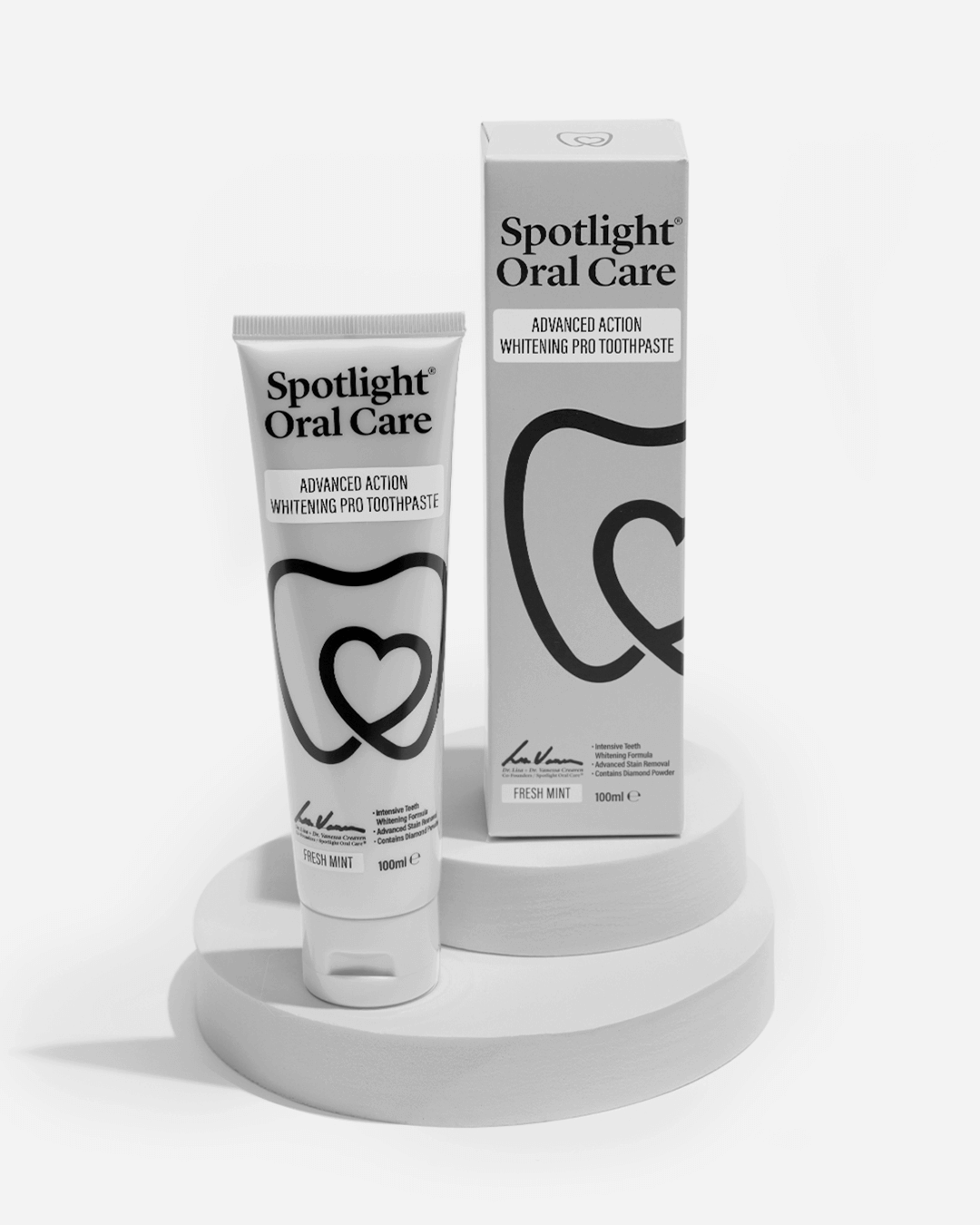 Blue gel formula toothpaste providing effective stain removal and a refreshing brushing experience​