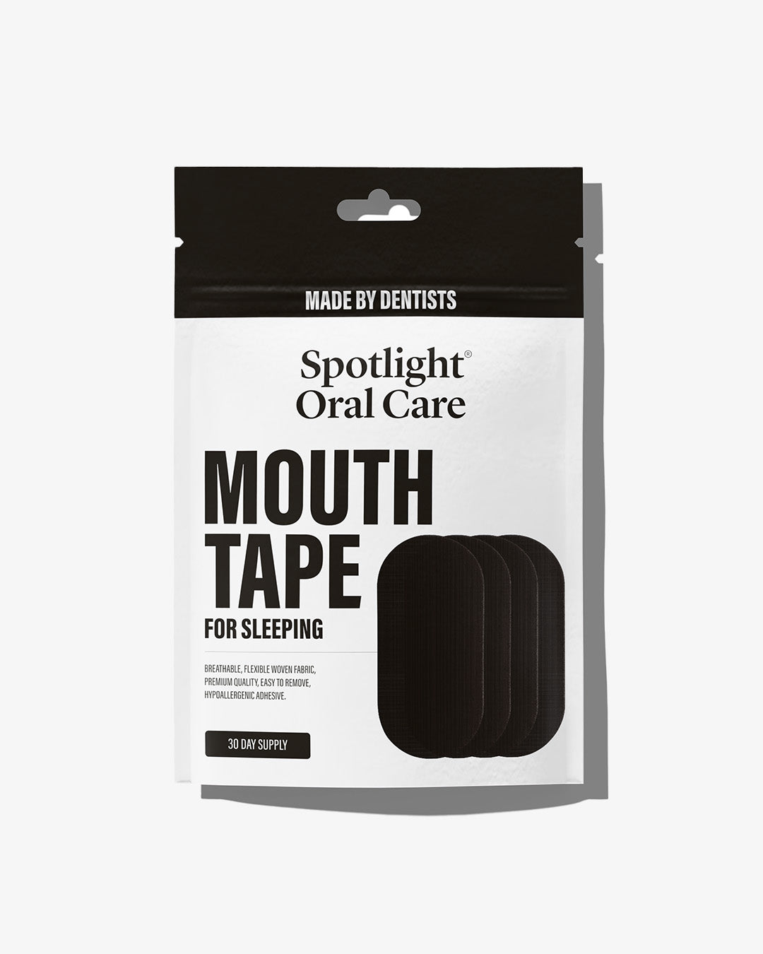 Mouth Tape by Spotlight Oral Care, made by dentists. For better sleeping