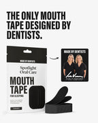 Mouth Tape by Spotlight Oral Care, made by dentists. For better sleeping