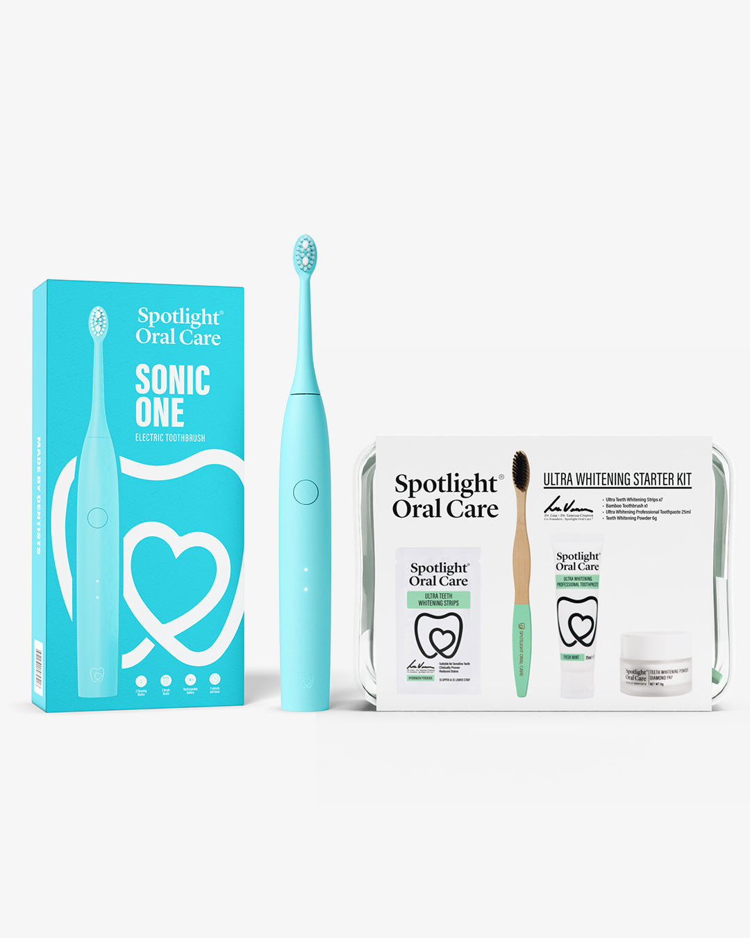 Sonic One Toothbrush - Blue + Free Whitening Starter Kit