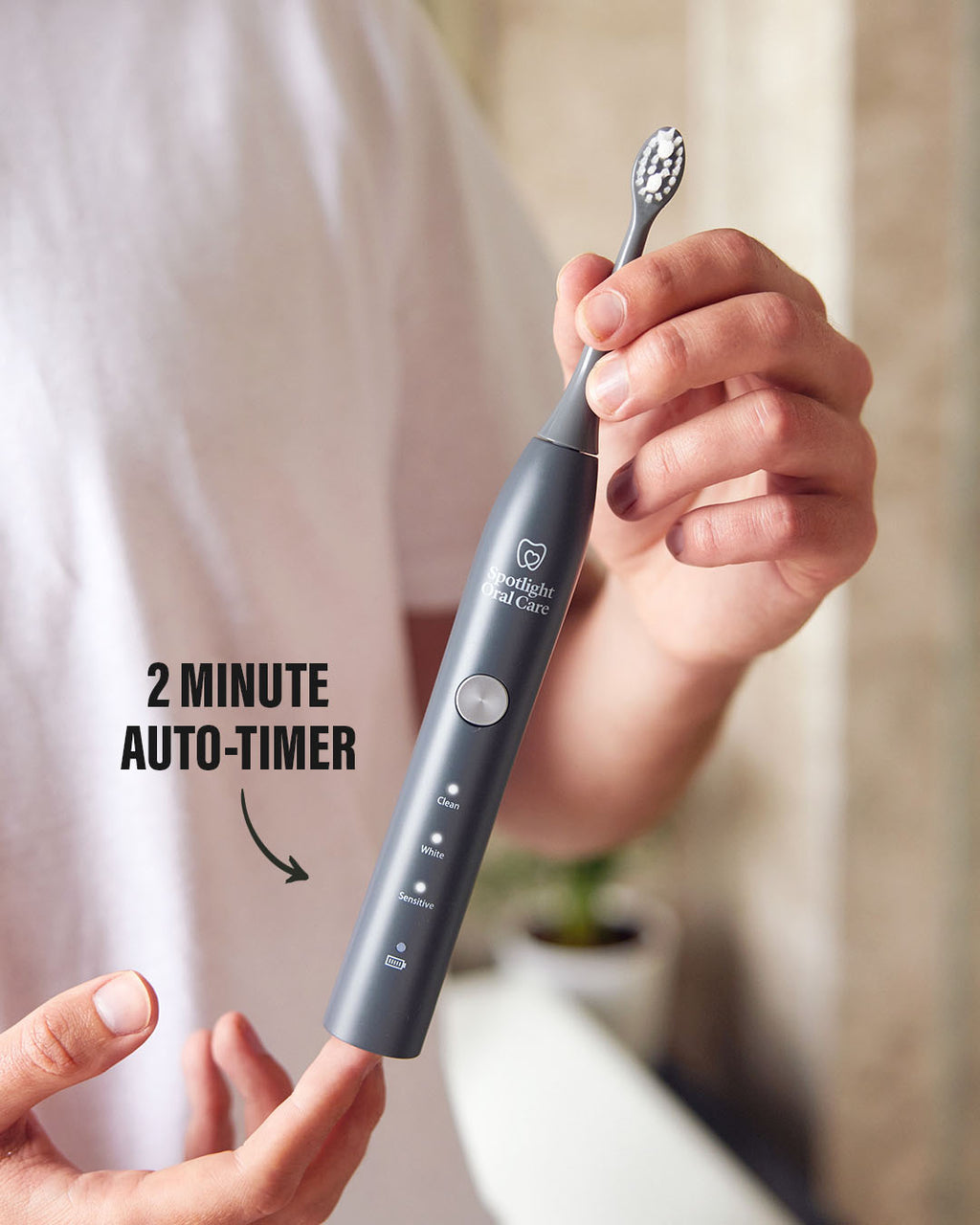 Graphite Grey Sonic Electric Toothbrush