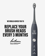 Sonic Toothbrush Replacement Heads · Graphite Grey