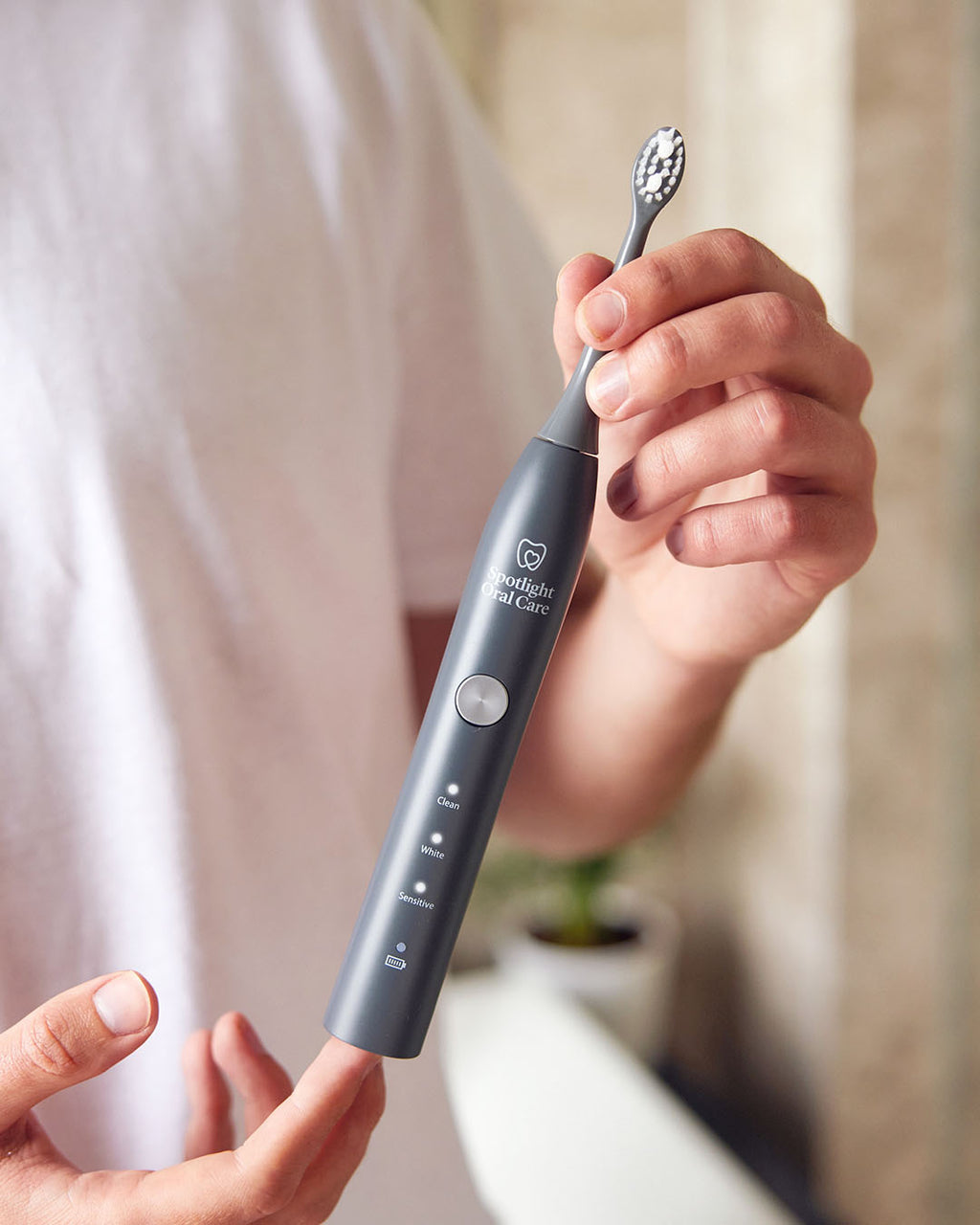 Sonic Toothbrush Replacement Heads · Graphite Grey