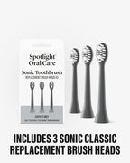 Sonic Toothbrush Replacement Heads · Graphite Grey