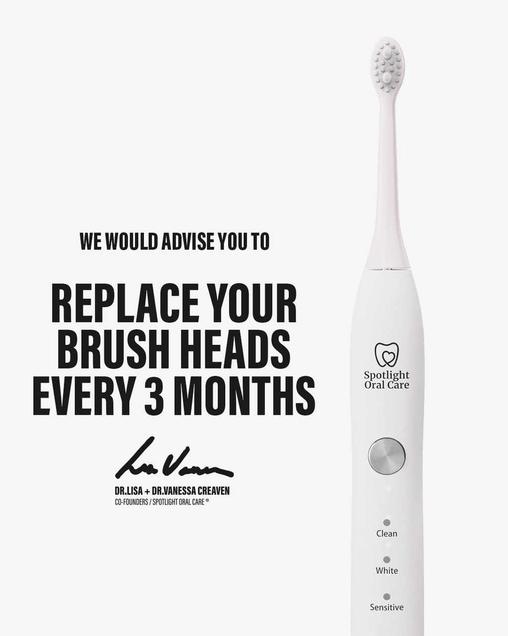 Original Sonic Replacement Heads (White)