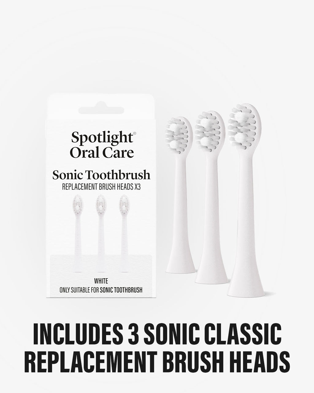 Original Sonic Replacement Heads (White)