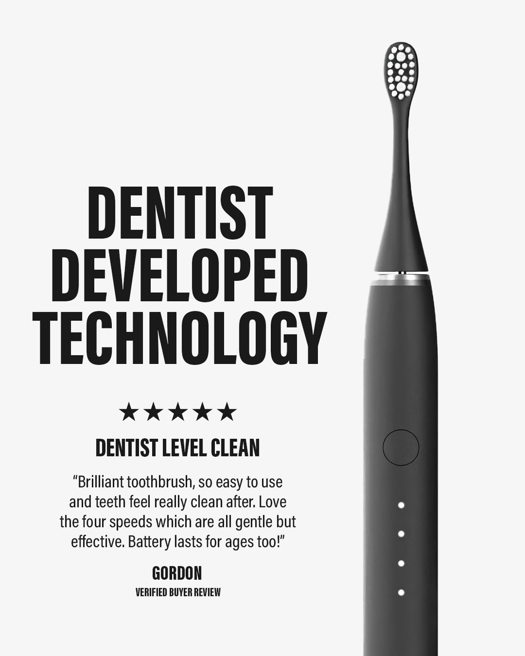 Sonic Pro Electric Toothbrush - Jet Black
