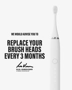 Sonic Pro Toothbrush Replacement Heads - Pure White