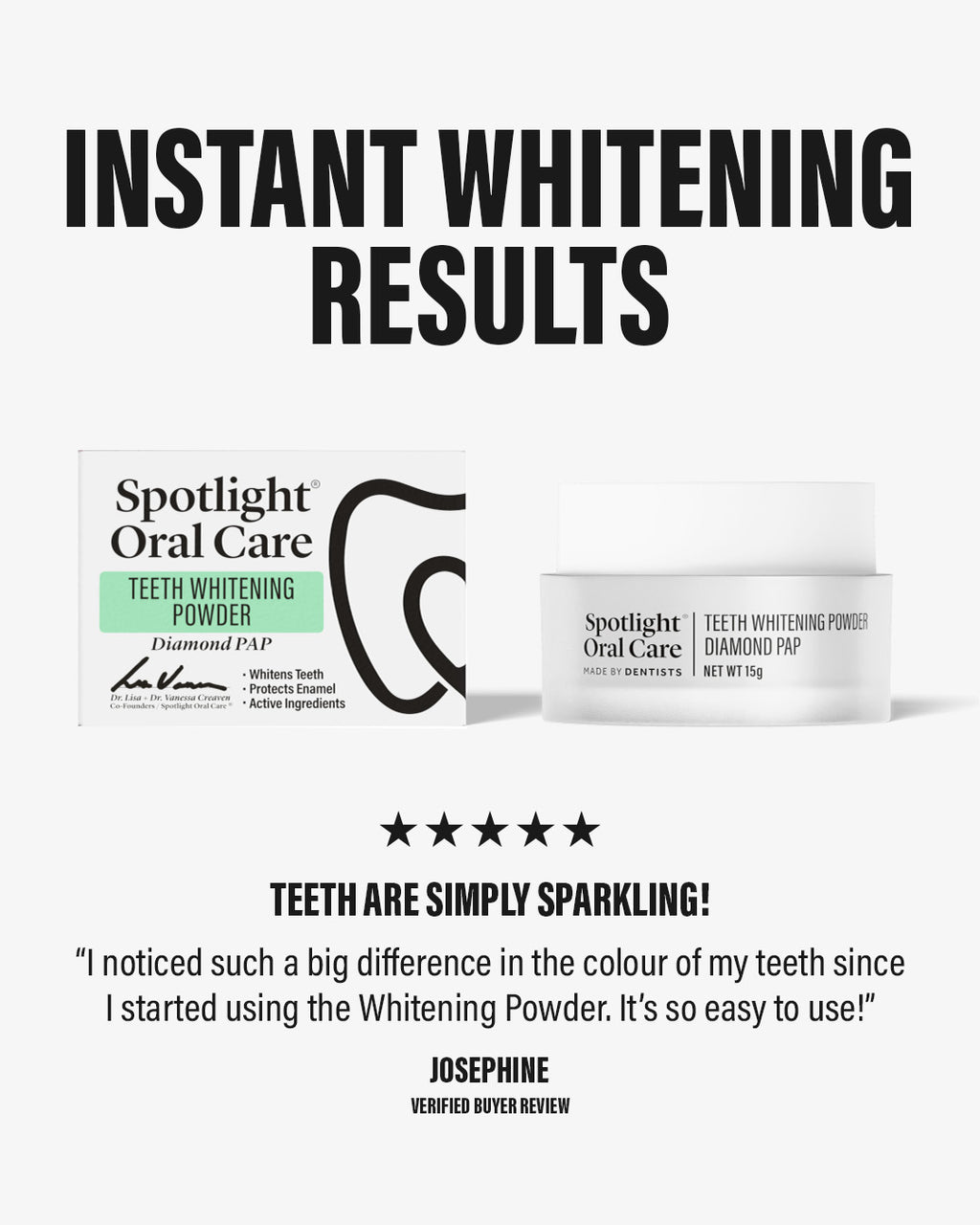 Teeth Whitening Powder Diamond PAP
