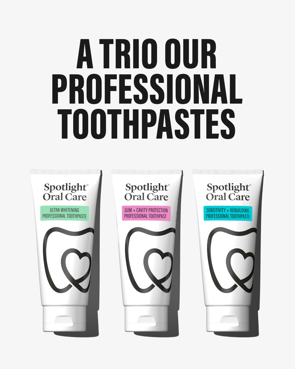 Toothpaste Bundle Target Professional Toothpaste Trio Bundle – Spotlight Oral Care EU