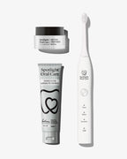 Spotlight Oral Care Triple Action Teeth Whitening Trio with Advanced Action Whitening Toothpaste, Sonic Toothbrush and Anti-Stain Tooth Powder