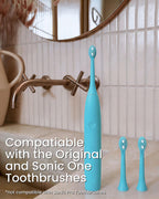 Sonic Toothbrush Replacement Heads - Blue