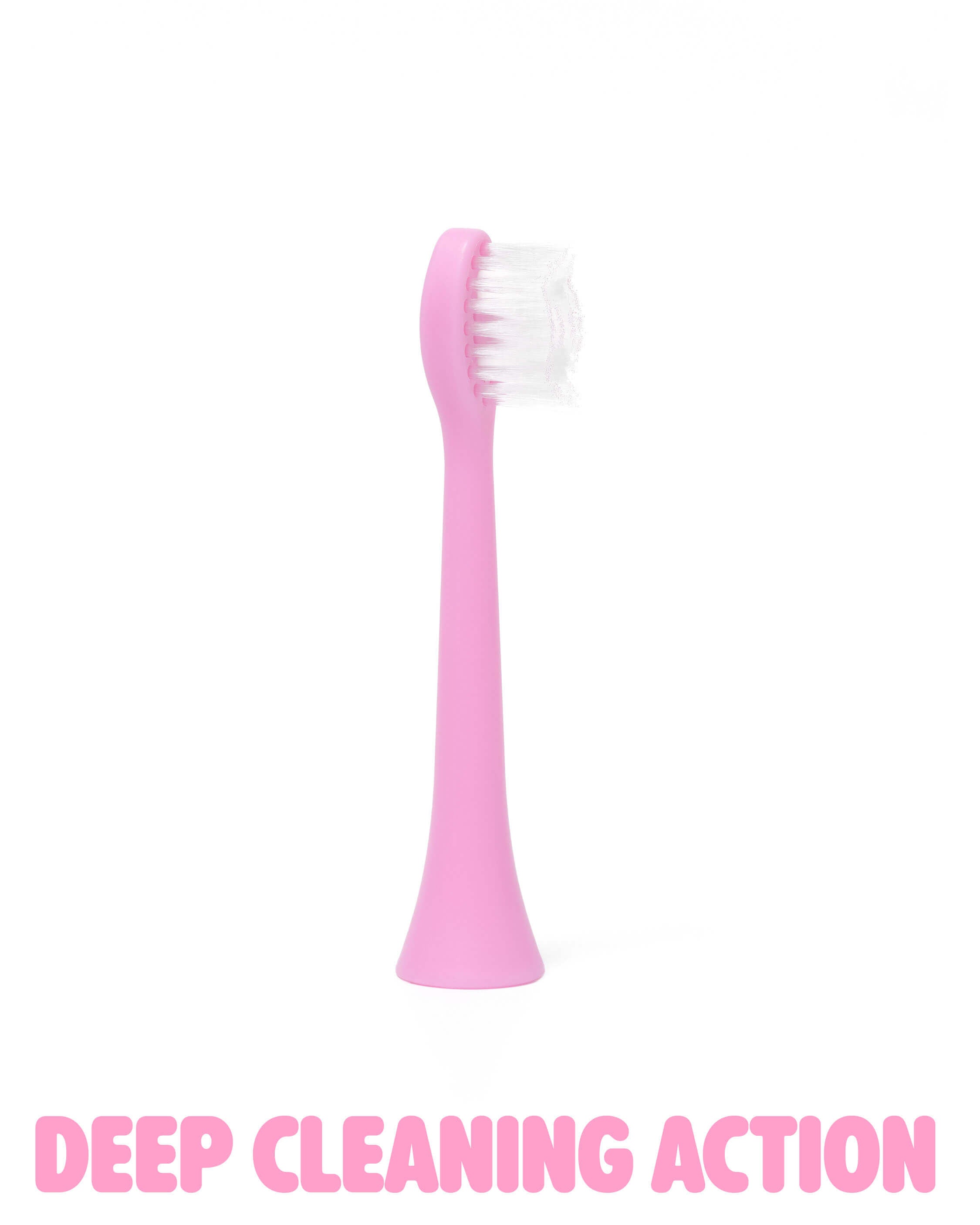 Sonic Toothbrush Replacement Heads - Pink