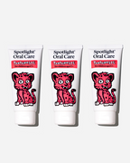 Spotlight Oral Care Kids Cheetah Toothpaste featuring CiCi the Cheetah, a strawberry-flavoured toothpaste with sodium fluoride for cavity protection​