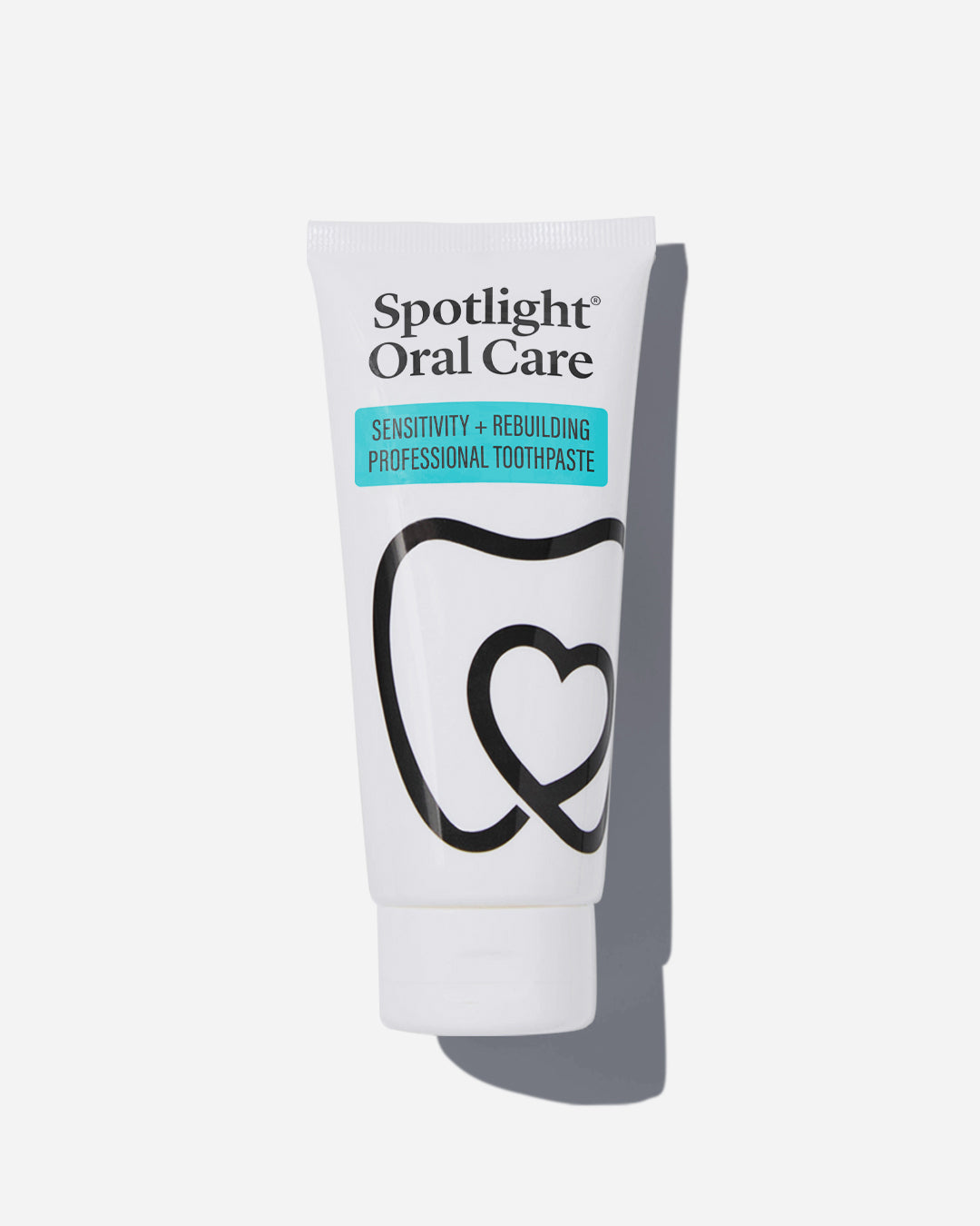 Spotlight Oral Care's Sensitivity + Rebuilding Toothpaste providing effective enamel repair and long-lasting sensitivity protection​