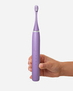 Dentist-developed replacement heads in Wisteria Purple for the Spotlight Sonic Pro Toothbrush, recommended every 3 months​
