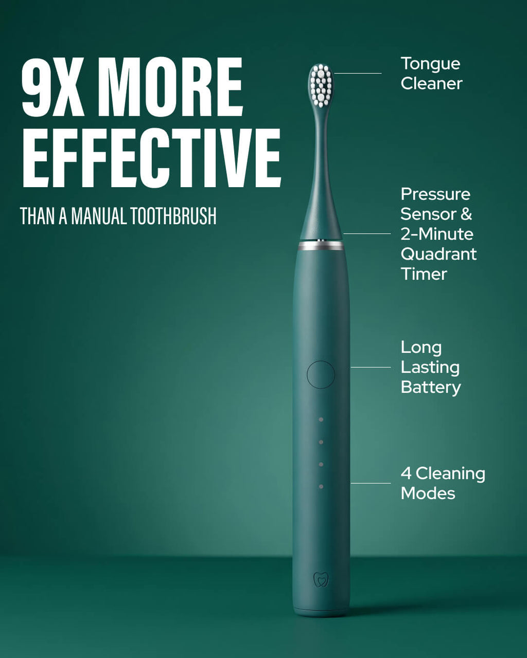 Limited Edition Sonic Pro Electric Toothbrush - Emerald Green