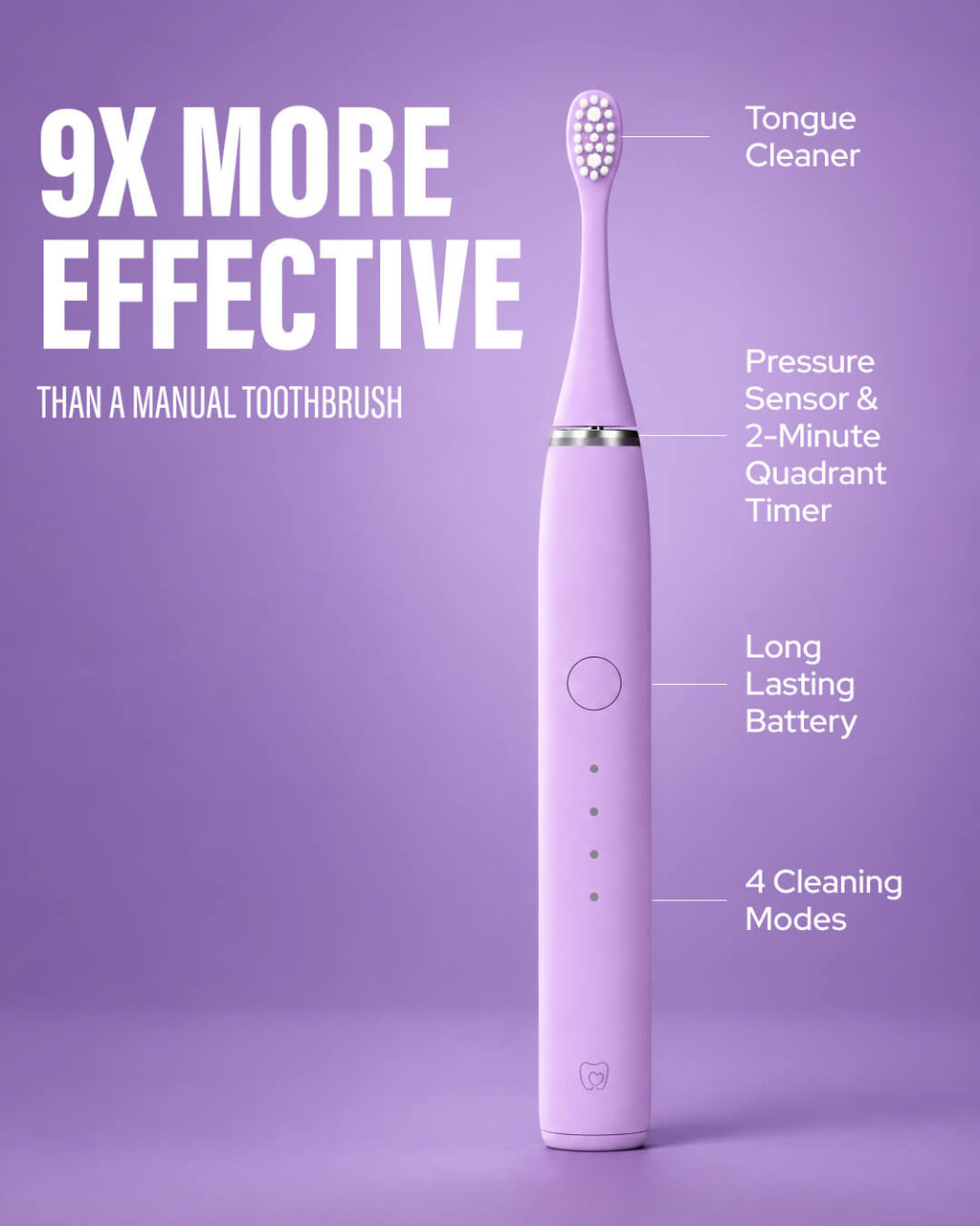 Limited Edition Sonic Pro Electric Toothbrush - Wisteria Purple