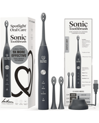 Personalised Graphite Grey Sonic Electric Toothbrush & 1 Year Supply of Brush Heads