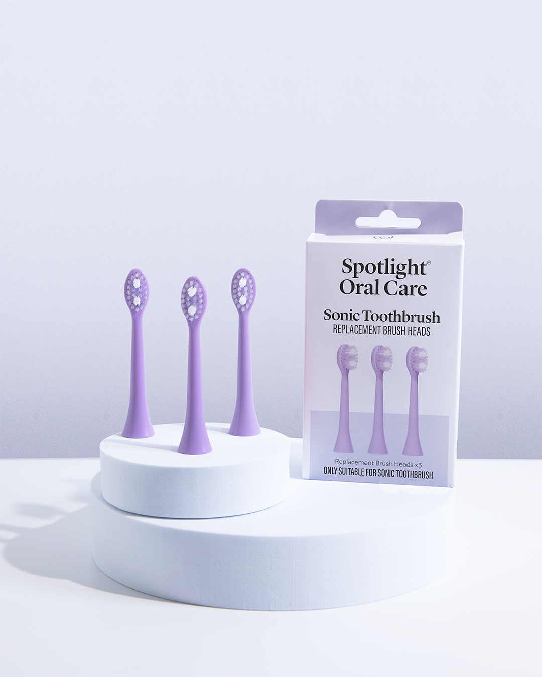 Sonic Toothbrush Replacement Heads - Morning Lilac