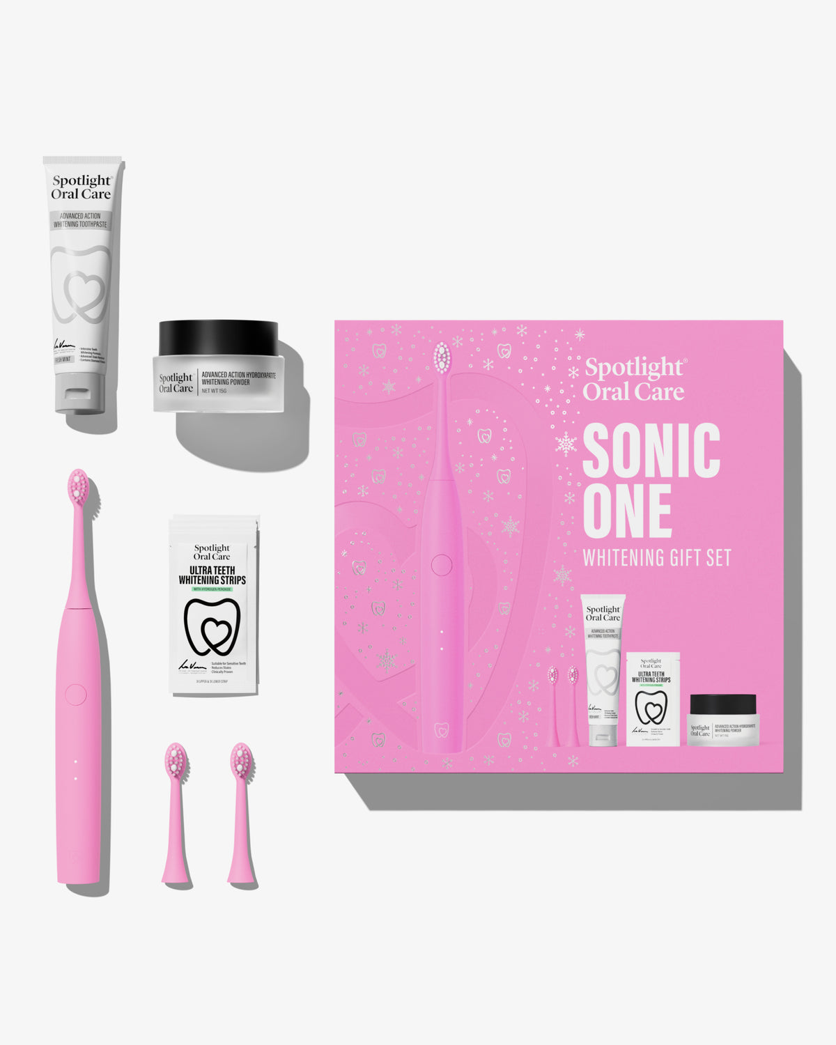 Sonic One Whitening Gift Set - Pink