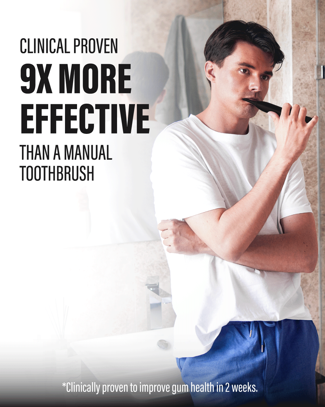 Black Sonic Electric Toothbrush