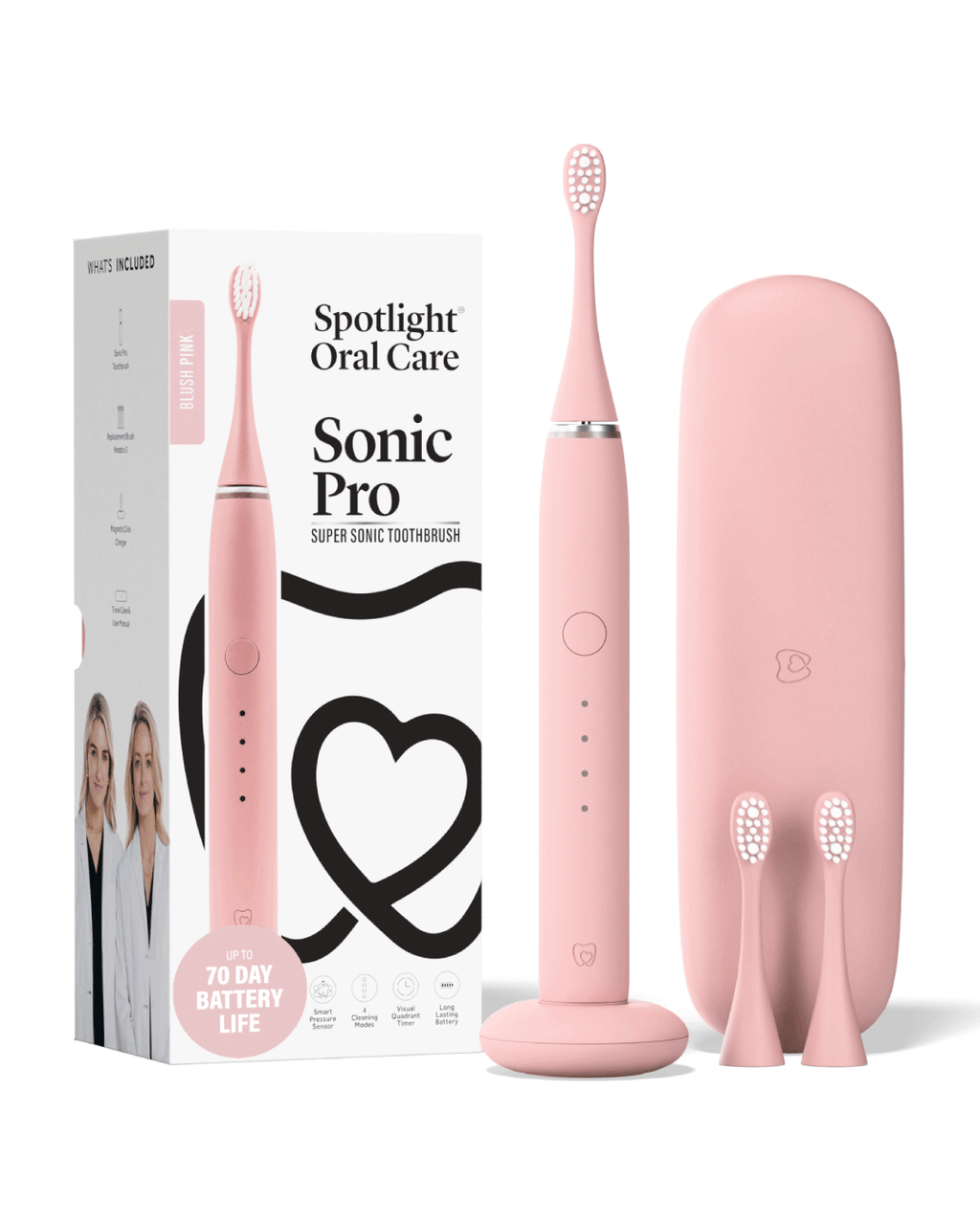 Sonic Pro Electric Toothbrush - Blush Pink