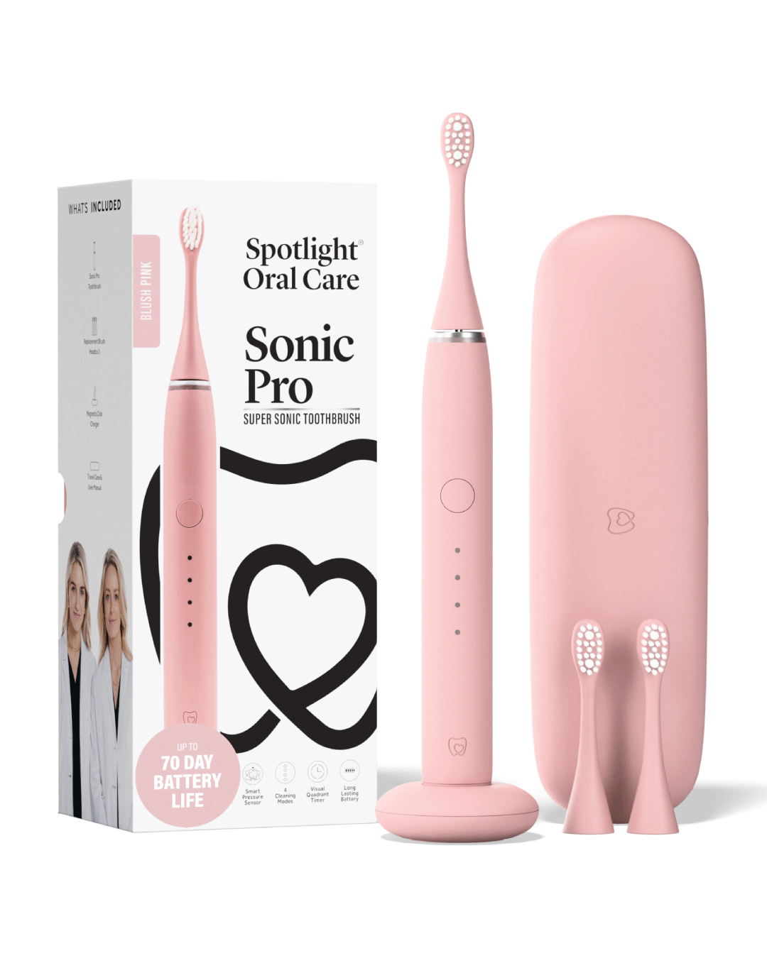 Sonic Pro Electric Toothbrush - Blush Pink
