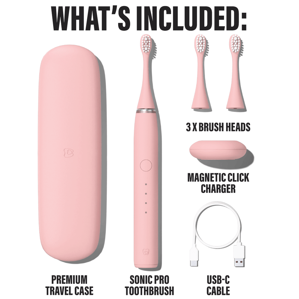 Sonic Pro Electric Toothbrush - Blush Pink