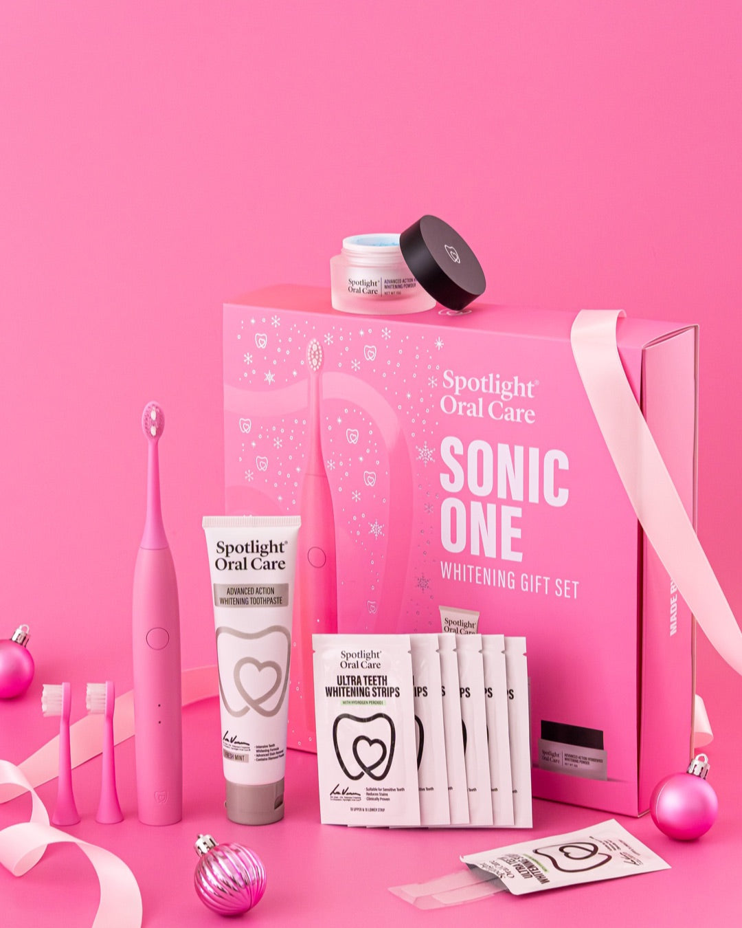 Sonic One Whitening Gift Set - Pink
