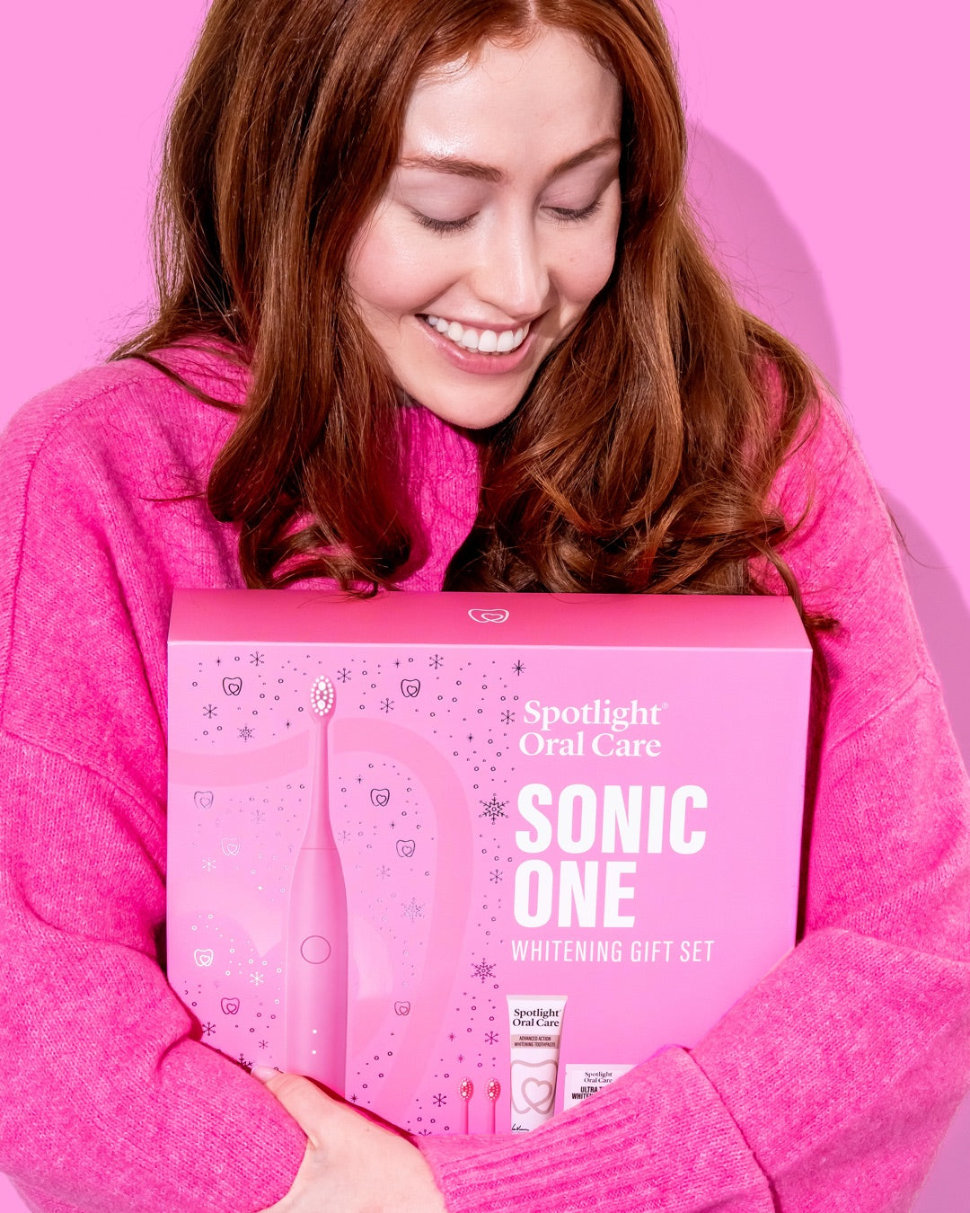 Sonic One Whitening Gift Set - Pink