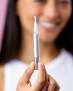Vegan-friendly and cruelty-free teeth whitening pen formulated with clean, active ingredients for safe daily use​