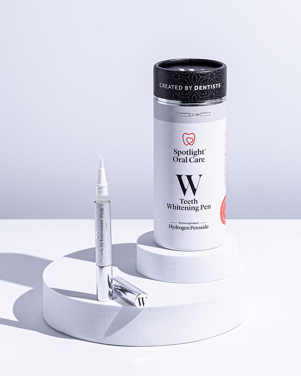 Hydrogen peroxide-based whitening pen offering a convenient solution to maintain a radiant smile throughout the day​