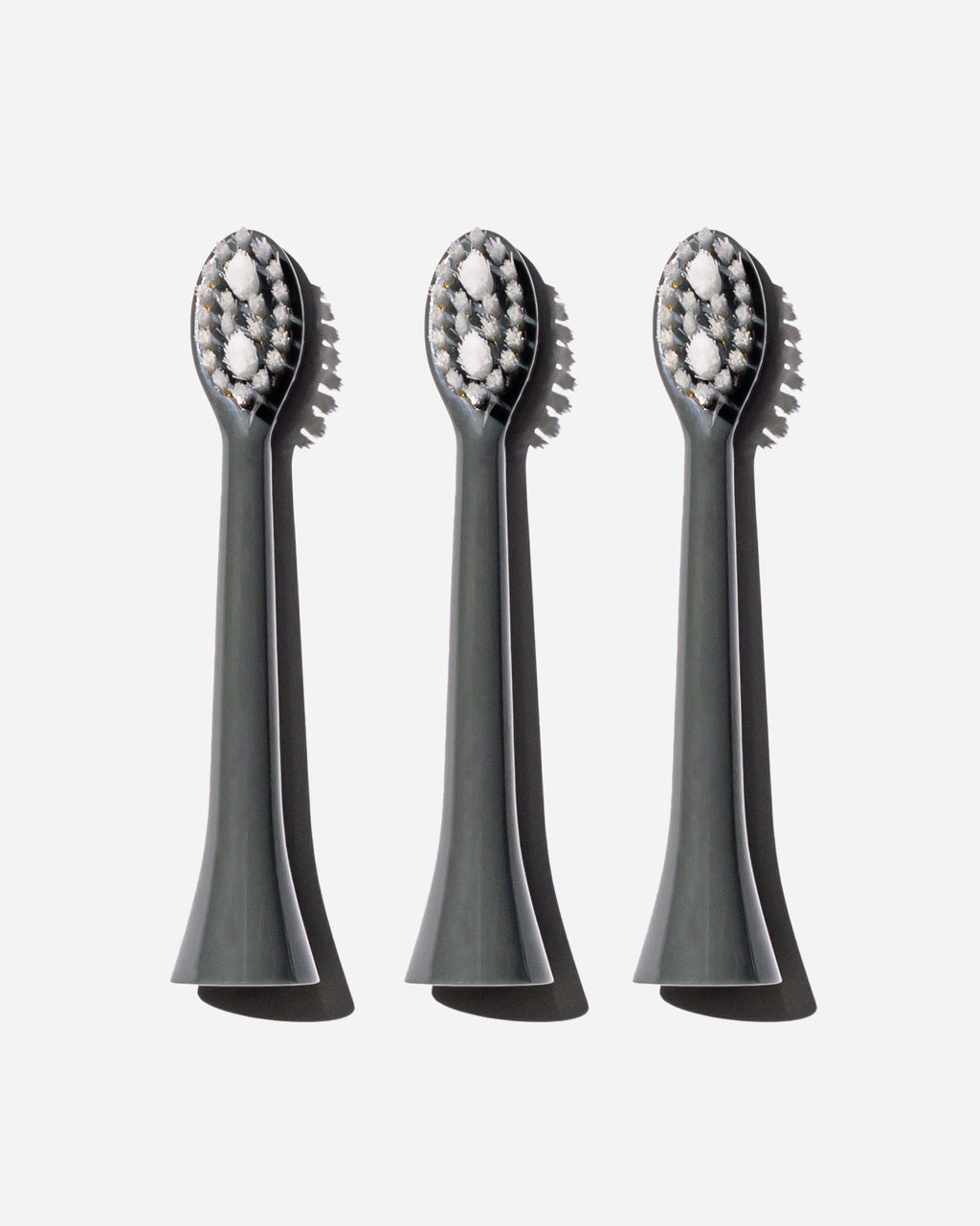 Spotlight Oral Care Sonic Toothbrush Replacement Heads in Graphite Grey – pack of 3 soft-bristled heads designed for effective plaque removal and gentle gum care​