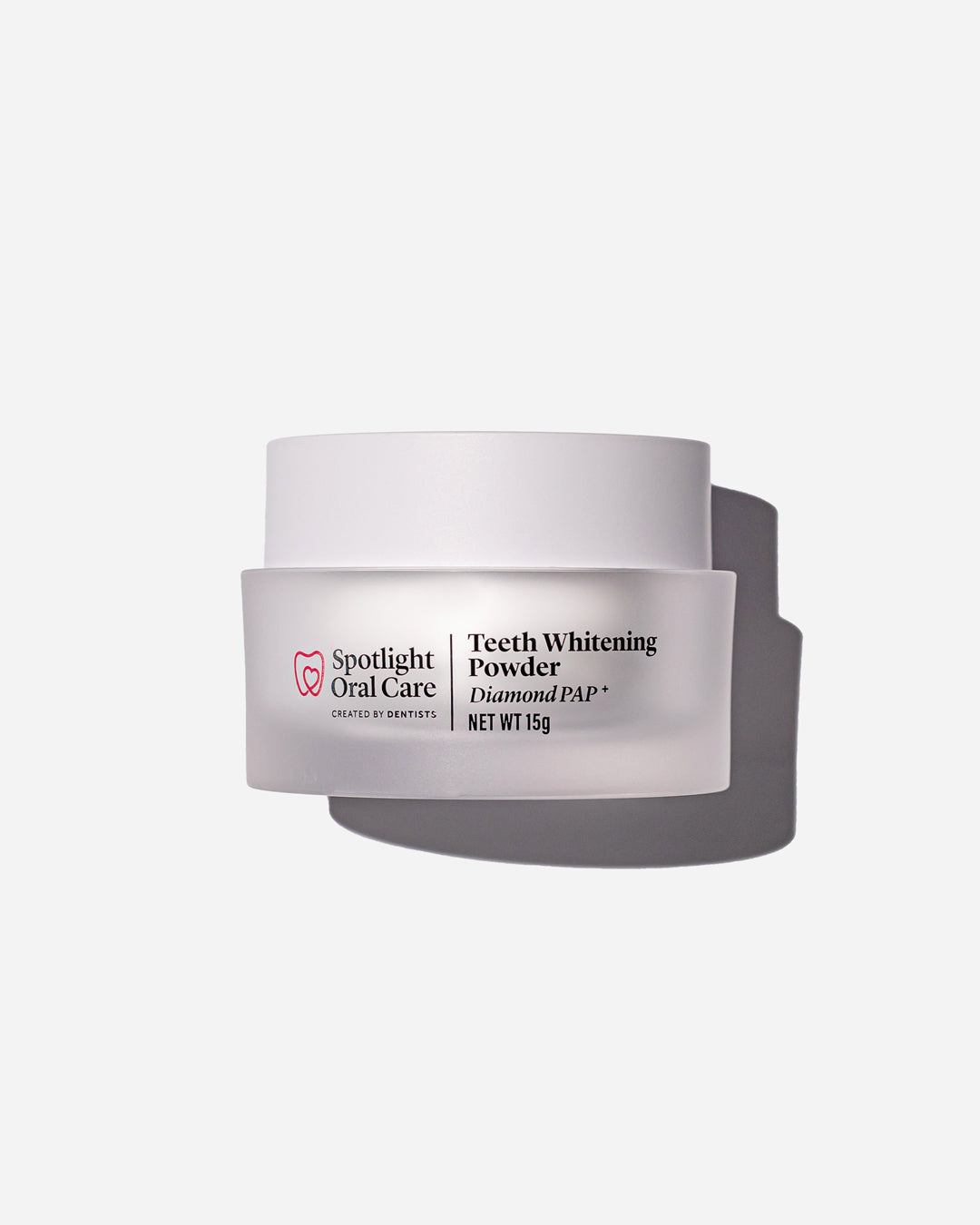 Spotlight Oral Care Teeth Whitening Powder Diamond PAP featuring Diamond Powder, PAP, and Hydrogen Peroxide for instant stain removal and enamel-safe whitening​