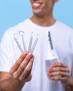 Set of four tips compatible with the Spotlight Water Flosser with UV Steriliser, offering tailored solutions for various dental needs​